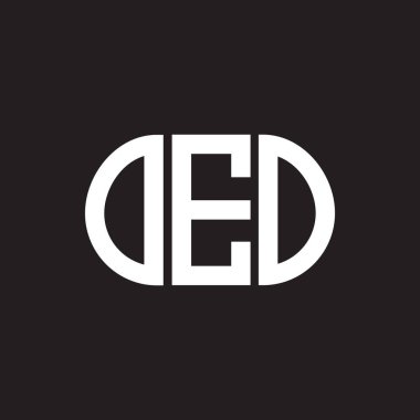 Siyah arka planda OEO harf logosu tasarımı. OEO yaratıcı harflerin baş harfleri logo kavramı. OEO harf tasarımı.