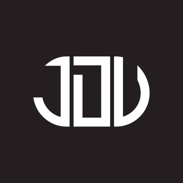 Jdv 디자인은 Jdv 크리에이티브 이니셜 Jdv 디자인 — 스톡 벡터