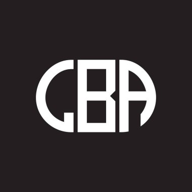 LBA harfi logo tasarımı siyah arka planda. LBA yaratıcı harfler logosu konsepti. LBA harf tasarımı.