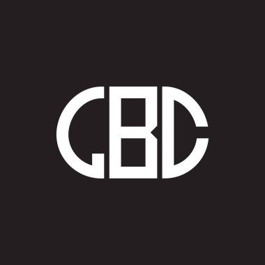 LBC harfi logo tasarımı siyah arkaplan üzerine. LBC yaratıcı harflerin baş harfleri logo kavramı. LBC harf tasarımı.