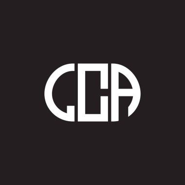 LCA harf logosu tasarımı siyah arka planda. LCA yaratıcı harflerin baş harfleri logo kavramı. LCA harf tasarımı.