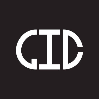 Siyah arkaplanda LIC harf logosu tasarımı. LIC yaratıcı harf logosu konsepti. LIC harf tasarımı.