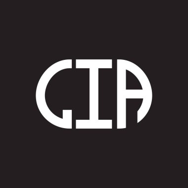 Siyah arka planda LIA harf logosu tasarımı. LIA yaratıcı harfler logosu konsepti. LIA harf tasarımı.