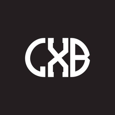Siyah arka planda LXB harf logosu tasarımı. LXB yaratıcı harflerin baş harfleri logo kavramı. LXB harf tasarımı.