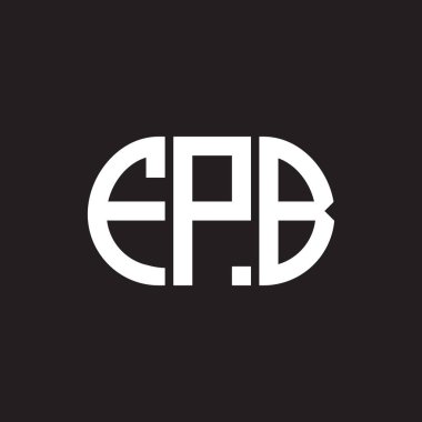 Siyah arka planda FPB harfi logo tasarımı. FPB yaratıcı harflerin baş harfleri logo kavramı. FPB harf tasarımı.