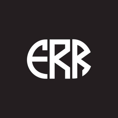 Siyah arka planda FRR harfi logo tasarımı. FRR yaratıcı harflerin baş harfleri logo kavramı. FRR harf tasarımı.