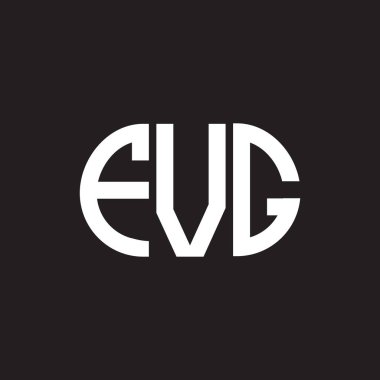 Siyah arka planda FVG harf logosu tasarımı. FVG yaratıcı harflerin baş harfleri logo kavramı. FVG harf tasarımı.