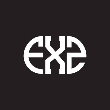 Siyah arkaplanda FXZ harf logosu tasarımı. FXZ yaratıcı harflerin baş harfleri logo kavramı. FXZ harf tasarımı.