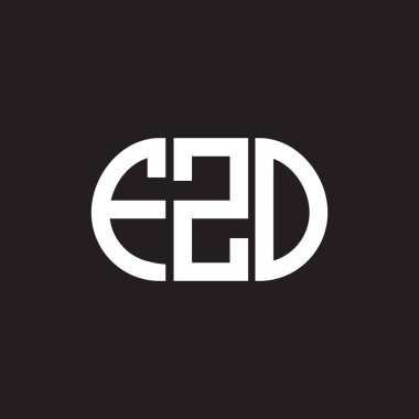 Siyah arka planda FZO harfi logo tasarımı. FZO yaratıcı harflerin baş harfleri logo kavramı. FZO harf tasarımı.