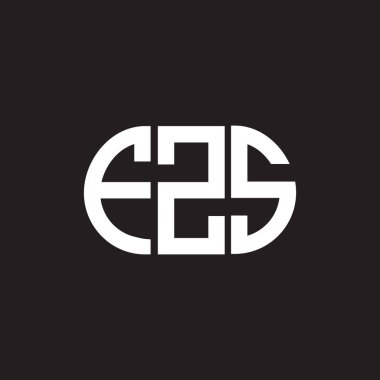 Siyah arkaplanda FZS harf logosu tasarımı. FZS yaratıcı harf logosu konsepti. FZS harf tasarımı.