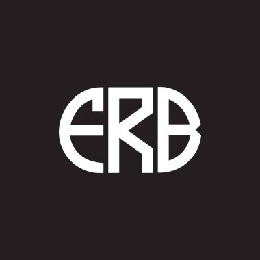 Siyah arka planda FRB harfi logo tasarımı. FRB yaratıcı harflerin baş harfleri logo kavramı. FRB harf tasarımı.