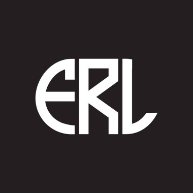 Siyah arka planda FRL harf logosu tasarımı. FRL yaratıcı harflerin baş harfleri logo kavramı. FRL harf tasarımı.