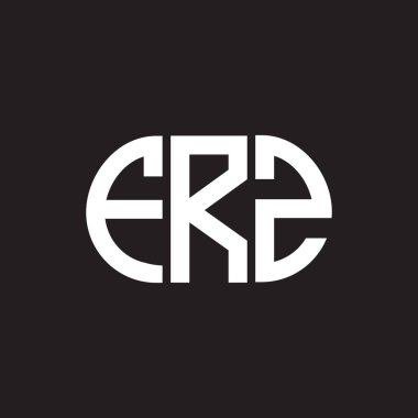 Siyah arka planda FRZ harf logosu tasarımı. FRZ yaratıcı harflerin baş harfleri logo kavramı. FRZ harf tasarımı.