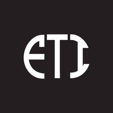 Siyah arka planda FTI harf logosu tasarımı. FTI yaratıcı harflerin baş harfleri logo kavramı. FTI harf dizaynı. FTI harf logosu tasarımı. Siyah arka planda. FTI yaratıcı harflerin baş harfleri logo kavramı. FTI harf tasarımı.