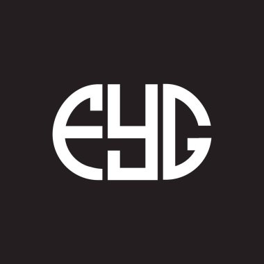 Siyah arka planda FYG harf logosu tasarımı. FYG yaratıcı harflerin baş harfleri logo kavramı. FYG harf tasarımı.
