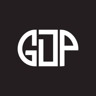 Siyah arka planda GSYİH harf logosu tasarımı. GSYİH yaratıcı harflerin baş harfleri logo kavramı. GSYİH harf tasarımı.