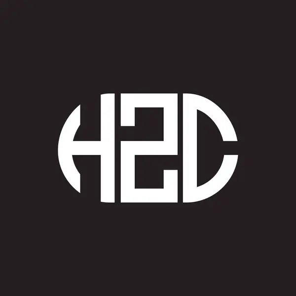 Hzc 디자인 Hzc 크리에이티브 이니셜 Hzc 디자인 — 스톡 벡터