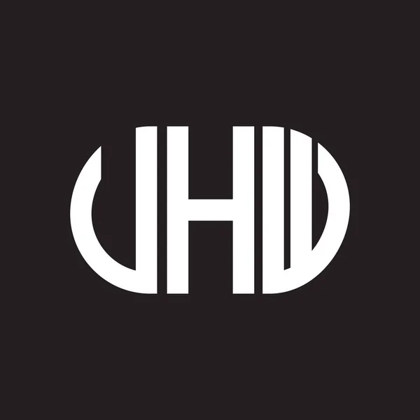 Diseño Del Logotipo Letra Vhw Vhw Monograma Iniciales Letra Logotipo — Archivo Imágenes Vectoriales