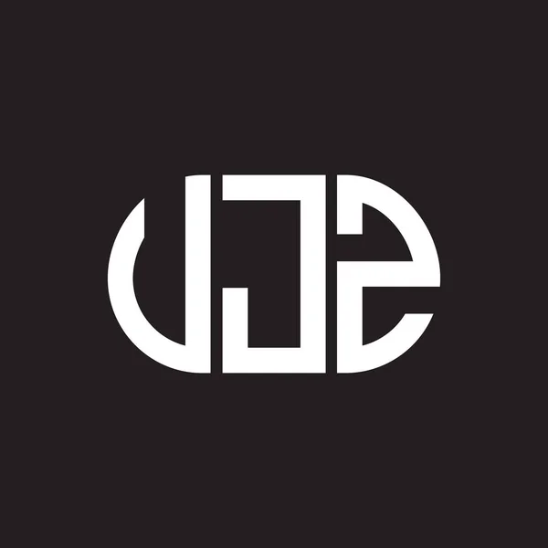 Vjzレターロゴデザイン Vjzモノグラムイニシャルレターロゴコンセプト Vjz文字デザイン黒の背景 — ストックベクタ