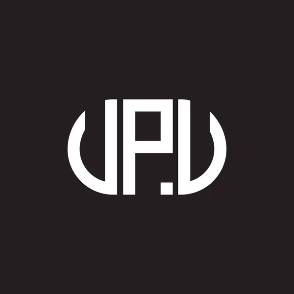 Σχεδιασμός Λογότυπου Επιστολής Vpu Έννοια Λογότυπου Μονογράμματος Vpu Σχεδιασμός Γραμμάτων — Διανυσματικό Αρχείο