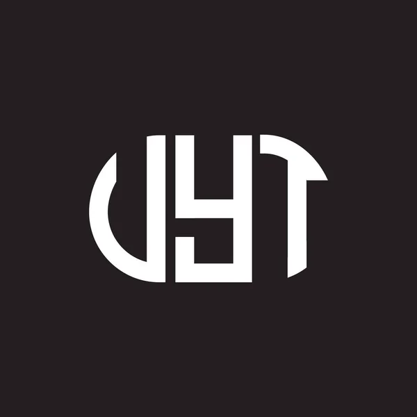 Diseño Del Logotipo Letra Vyt Vyt Monograma Iniciales Letra Logotipo — Vector de stock