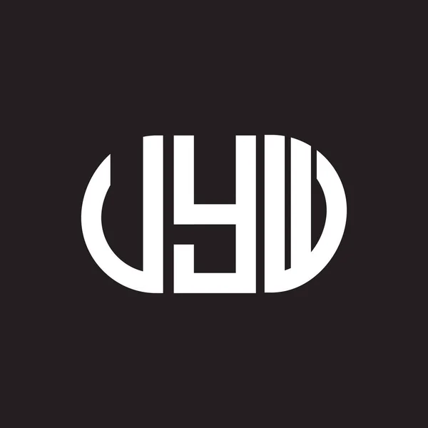 Vyw Harf Logosu Tasarımı Vyw Monogram Harflerin Baş Harfleri Logo — Stok Vektör