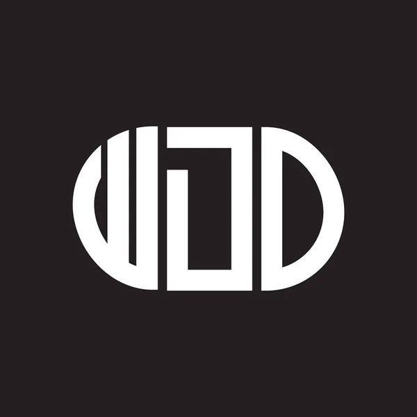 Návrh Loga Wdo Wdo Monogram Iniciály Písmeno Logo Koncept Design — Stockový vektor