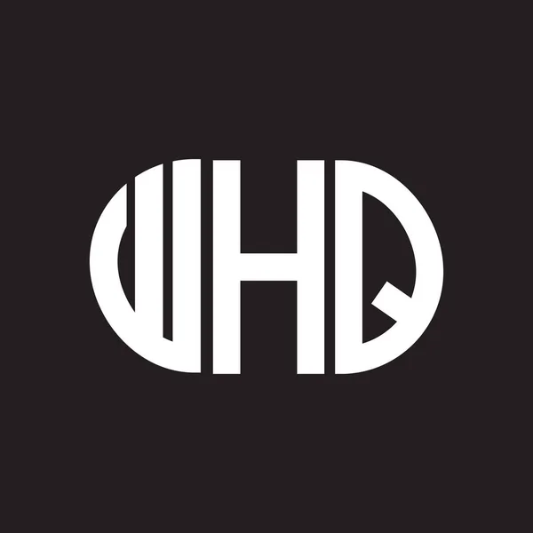 Whq Letter Logo Design Whq Monogram Initials Letter Logo Concept — Stock Vector
