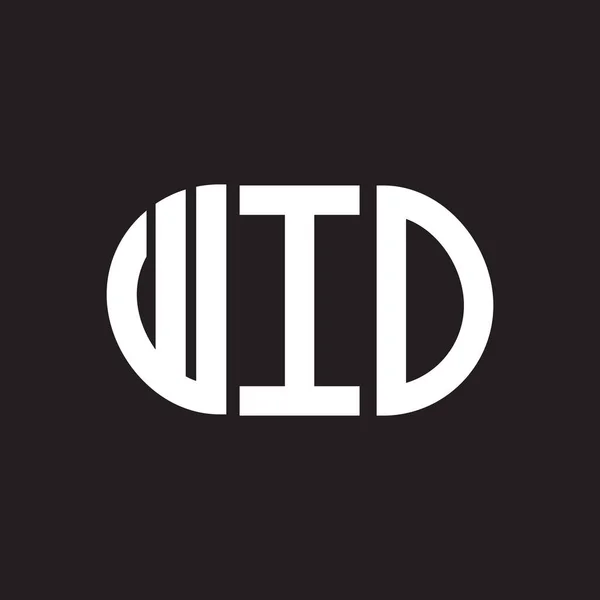 Design Logotipo Carta Wio Wio Monograma Iniciais Conceito Logotipo Carta — Vetor de Stock