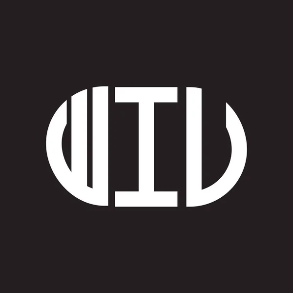 Σχεδιασμός Λογότυπου Wiv Γραμμάτων Έννοια Λογότυπου Μονογράμματος Wiv Σχεδιασμός Γραμμάτων — Διανυσματικό Αρχείο