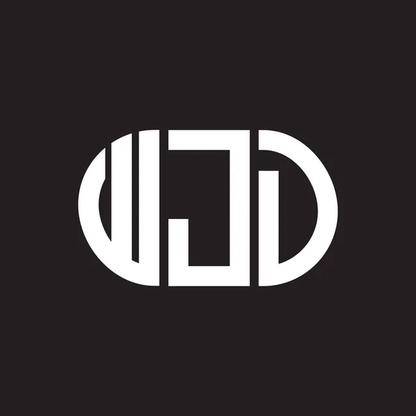 Wjd 디자인 Wjd 모노그램 개념이다 Wjd 디자인 — 스톡 벡터