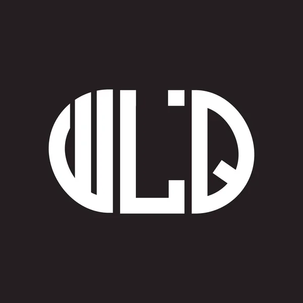 Wlq Design Logotipo Carta Wlq Monograma Iniciais Conceito Logotipo Carta —  Vetores de Stock