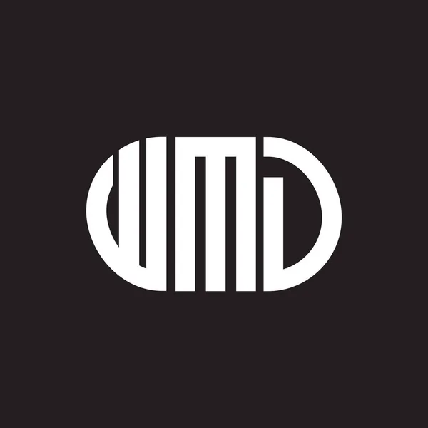 Дизайн Логотипа Wmd Letter Монограмма Ому Инициалы Буквы Логотип Концепции — стоковый вектор