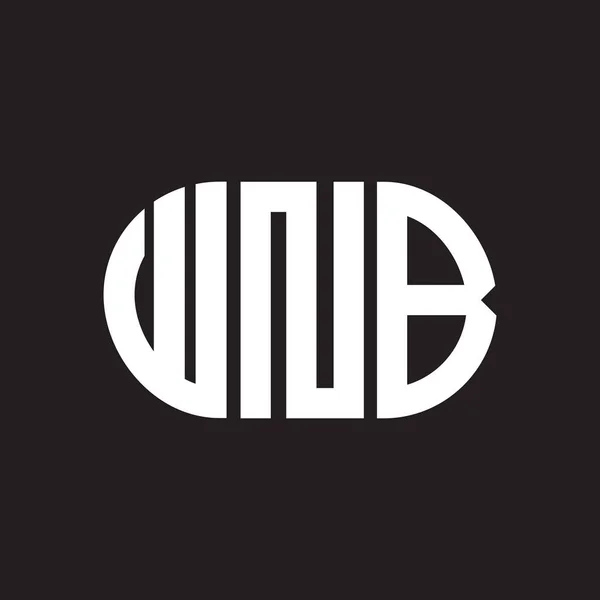 Wnb Logo Ontwerp Wnb Monogram Initialen Letter Logo Concept Wnb — Stockvector