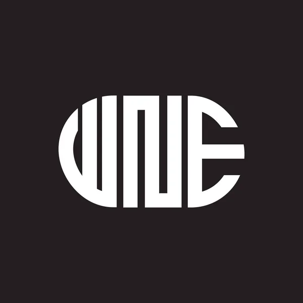 Σχεδιασμός Λογότυπου Wne Έννοια Λογότυπου Μονογράμματος Wne Σχεδιασμός Γραμμάτων Wne — Διανυσματικό Αρχείο