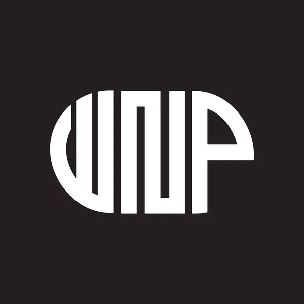 Wnp Letra Logotipo Design Wnp Monograma Iniciais Conceito Logotipo Carta — Vetor de Stock