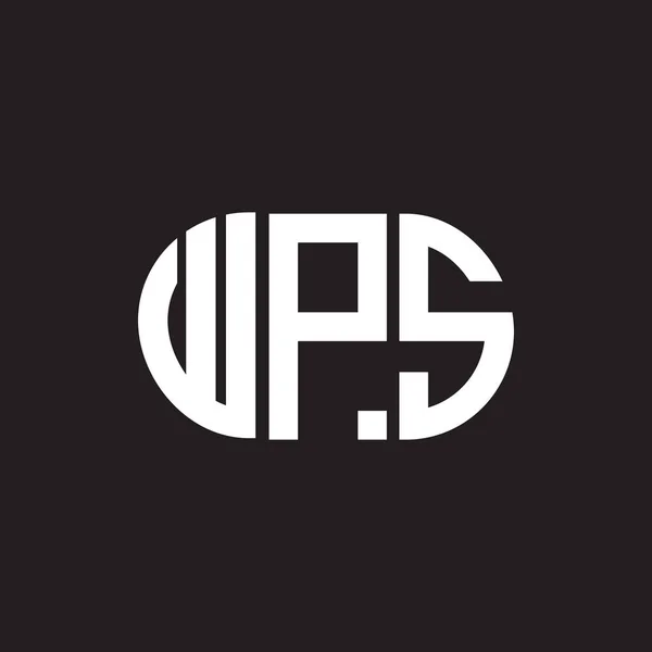 Σχεδιασμός Λογότυπου Γραμμάτων Wps Έννοια Μονογράμματος Αρχικά Γράμματα Wps Σχεδιασμός — Διανυσματικό Αρχείο