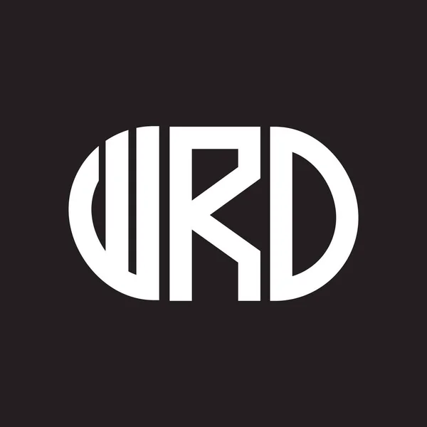 Σχεδιασμός Λογότυπου Γράμματος Wro Έννοια Λογότυπου Μονογραμμάτων Wro Σχεδιασμός Γραμμάτων — Διανυσματικό Αρχείο