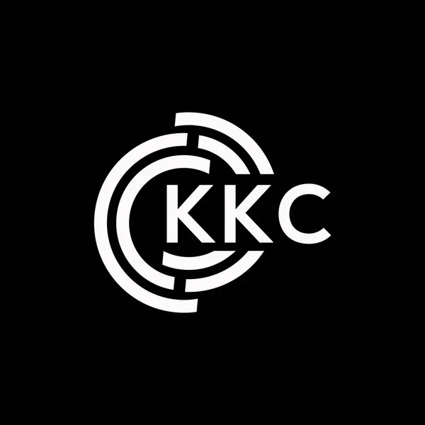 Design Del Logo Della Lettera Kkc Kkc Monogramma Iniziali Lettera — Vettoriale Stock