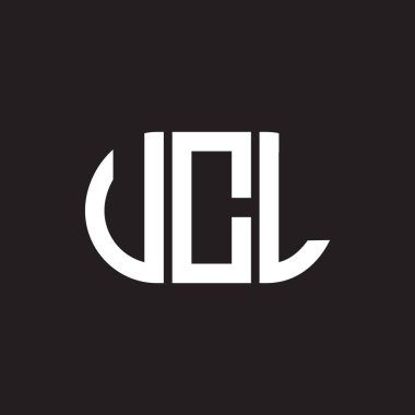 Siyah arkaplanda VCL harf logosu tasarımı. VCL yaratıcı harflerin baş harfleri logo kavramı. VCL harf tasarımı.