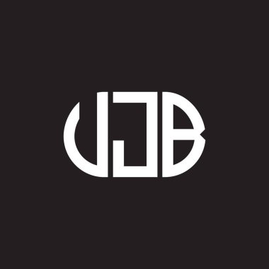VJB harfli logo tasarımı. VJB monogram harflerin baş harfleri logo kavramı. Siyah arkaplanda VJB harf tasarımı.