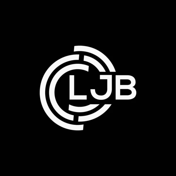 Ljb Letter Logo Design Ljb Monogram Initials Letter Logo Concept — Stock Vector