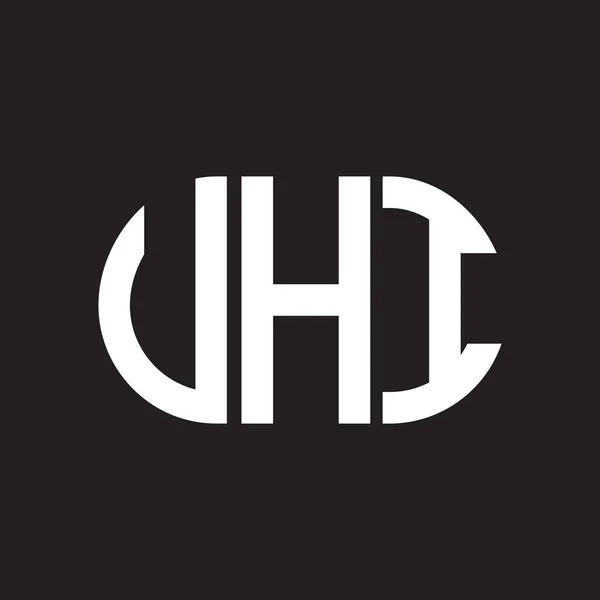 Projekt Logo Litery Vhi Vhi Monogram Inicjały Litera Koncepcja Logo — Wektor stockowy