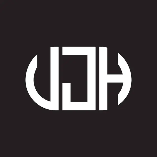 Diseño Del Logotipo Letra Vjh Vjh Monograma Iniciales Letra Logo — Archivo Imágenes Vectoriales