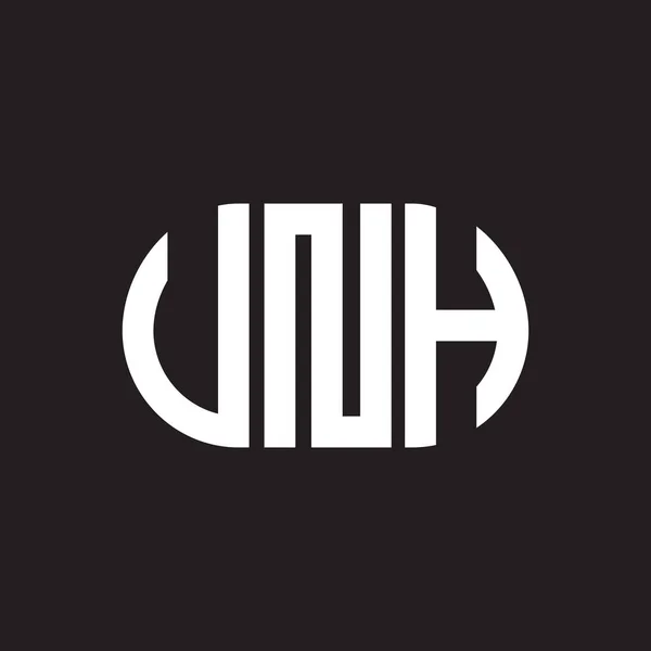 Projekt Logo Litery Vnh Vnh Monogram Inicjały Litera Koncepcja Logo — Wektor stockowy
