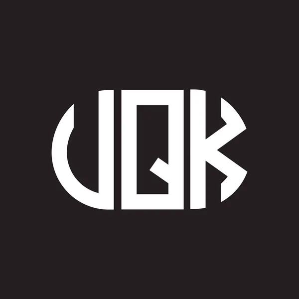 Дизайн Логотипа Vqk Концепция Логотипа Инициалами Vqk Дизайн Букв Vqk — стоковый вектор