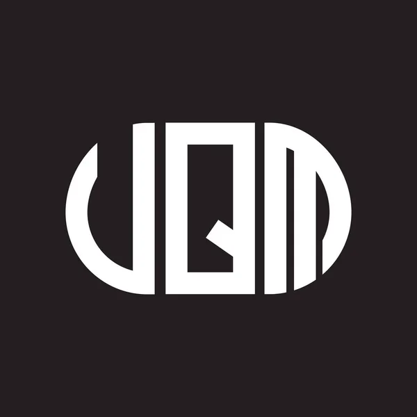Diseño Del Logotipo Letra Vqm Vqm Monograma Iniciales Letra Logotipo — Archivo Imágenes Vectoriales