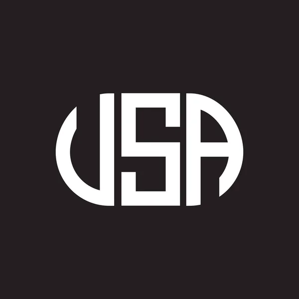 VSA harf logosu tasarımı. VSA monogram harflerin baş harfleri logo kavramı. Siyah arkaplanda VSA harf tasarımı.