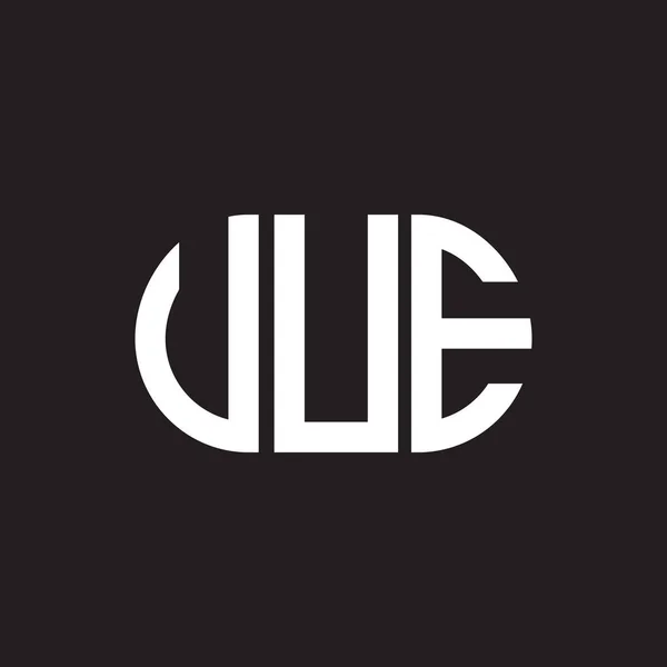 Diseño Del Logotipo Letra Vue Vue Monograma Iniciales Letra Logo — Archivo Imágenes Vectoriales