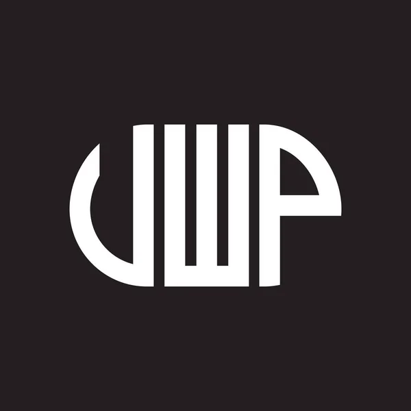 Projekt Logo Litery Vwp Monografia Vwp Inicjały Litera Koncepcja Logo — Wektor stockowy